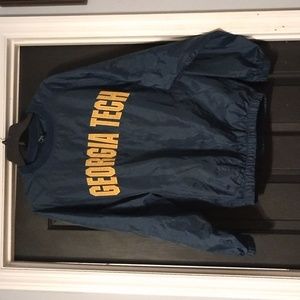 Georgia Tech pull over windbreaker size M